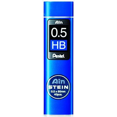 Pentel Ain STEIN C275 Feinmine, 40 Minen je Dose, 0.5 mm, Härtegrad HB (12 Dosen) Pentel Ain STEIN C275 Feinmine, 40 Minen je Dose, 0.5 mm, Härtegrad HB (12 Dosen)