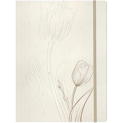 Clairefontaine 813073C Sammelmappe Tulip paper, mit Gummizugverschlus für DIN A4 Dokumenten, 24x32cm, 1 Stück Clairefontaine 813073C Sammelmappe Tulip paper, mit Gummizugverschlus für DIN A4 Dokumenten, 24x32cm, 1 Stück