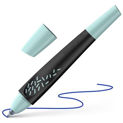 Schneider 188885 Breeze Tintenroller (Aus recyceltem Kunststoff, ausgezeichnet mit Der blaue Engel, Schreibfarbe: königsblau, löschbar) Schwarz-Mint Schneider 188885 Breeze Tintenroller (Aus recyceltem Kunststoff, ausgezeichnet mit Der blaue Engel, Schreibfarbe: königsblau, löschbar) Schwarz-Mint