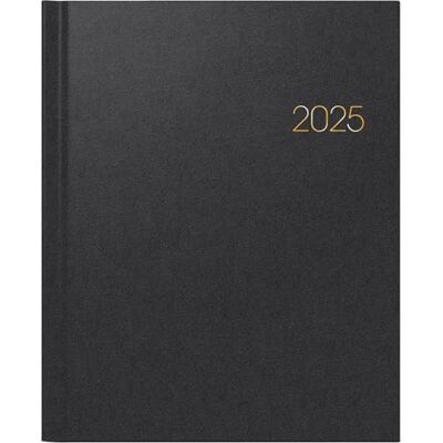 BRUNNEN Buchkalender Modell Manager Wt 7 weektimer (2025), 2 Seiten = 1 Woche, 210 × 260 mm, 160 Seiten, Balacron-Einband, schwarz BRUNNEN Buchkalender Modell Manager Wt 7 weektimer (2025), 2 Seiten = 1 Woche, 210 × 260 mm, 160 Seiten, Balacron-Einband, schwarz