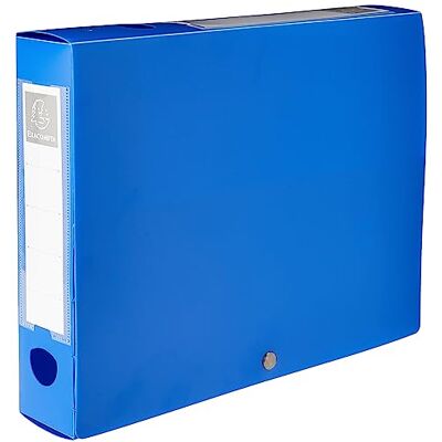 Exacompta Archivbox Opakes Polypropylen A4 Rücken 60mm Blau Exacompta Archivbox Opakes Polypropylen A4 Rücken 60mm Blau