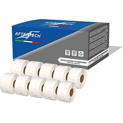 AFTERTECH 10x 99012 36 x 89 mm Rollen kompatible Klebeetiketten (260 Etiketten/Rolle = 2600 insgesamt) für Dymo LabelWriter Seiko SLP Etikettendrucker S0722400 10x99012 AFTERTECH 10x 99012 36 x 89 mm Rollen kompatible Klebeetiketten (260 Etiketten/Rolle = 2600 insgesamt) für Dymo LabelWriter Seiko SLP Etikettendrucker S0722400 10x99012