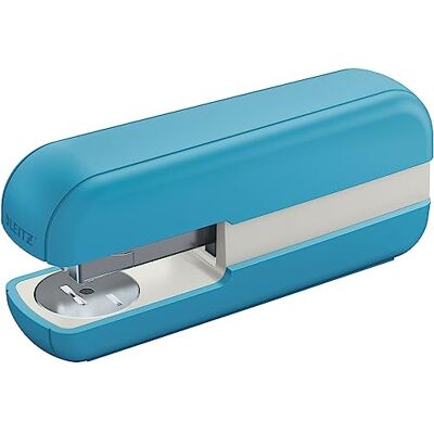 Leitz Cosy Tacker, Heftgerät für bis zu 30 Blatt, ideal für Home Office, Büro oder Schule, Direct Impact Technology, Hefter mit einfacher Befüllung, Cosy Design Serie, Blau, 55670061 Leitz Cosy Tacker, Heftgerät für bis zu 30 Blatt, ideal für Home Office, Büro oder Schule, Direct Impact Technology, Hefter mit einfacher Befüllung, Cosy Design Serie, Blau, 55670061