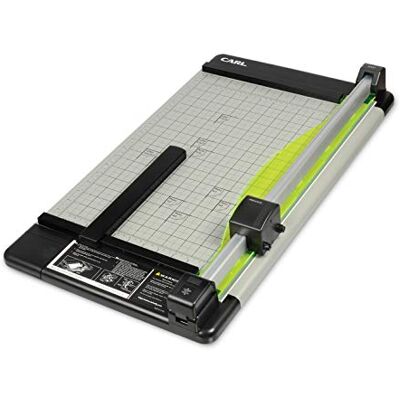 Carl Green Machine Heavy-Duty 36-Sheet Rotary Trimmer, Plastic Base, 14 1/2" x 28 Carl Green Machine Heavy-Duty 36-Sheet Rotary Trimmer, Plastic Base, 14 1/2" x 28