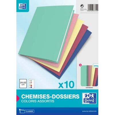 Oxford Hemd 100103437 240 x 320 mm, 250 g, 10 verschiedene Farben Oxford Hemd 100103437 240 x 320 mm, 250 g, 10 verschiedene Farben