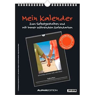 Alpha Edition Mein Kalender: Bastelkalender schwarz, 21x22cm, Do it yourself Kalender mit Seiten aus hochwertigem Bastelkarton, immerwährend, Platz ... Bastelkalender (schwarz) immerwährend Alpha Edition Mein Kalender: Bastelkalender schwarz, 21x22cm, Do it yourself Kalender mit Seiten aus hochwertigem Bastelkarton, immerwährend, Platz ... Bastelkalender (schwarz) immerwährend