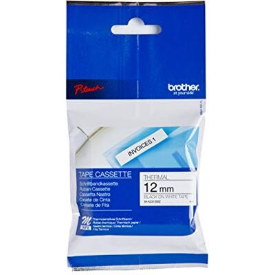 Brother M-K231SBZ – Schwarz auf Weiß – Rolle (1,2 cm x 4 m) 1 Kassette(n) Blister – Nicht laminiertes Klebeband – für P-Touch PT-55, PT-65, PT-75, PT-80, PT-85, PT-BB4, PT-M95 Brother M-K231SBZ – Schwarz auf Weiß – Rolle (1,2 cm x 4 m) 1 Kassette(n) Blister – Nicht laminiertes Klebeband – für P-Touch PT-55, PT-65, PT-75, PT-80, PT-85, PT-BB4, PT-M95