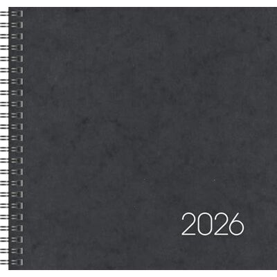 BRUNNEN Buchkalender Mod. 766 '26 210×205 mm, Karton, schwarz BRUNNEN Buchkalender Mod. 766 '26 210×205 mm, Karton, schwarz