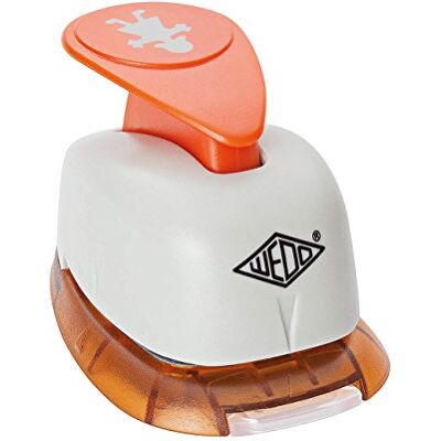 WEDO 168206 Motivlocher groß Mädchen (mit praktischem Auffangbehälter, Ausstanzung 2,4 x 1,9 cm) grau / orange WEDO 168206 Motivlocher groß Mädchen (mit praktischem Auffangbehälter, Ausstanzung 2,4 x 1,9 cm) grau / orange