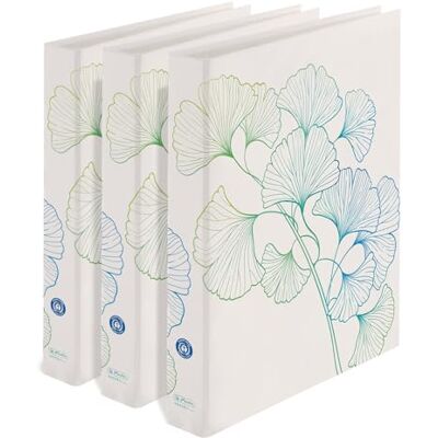 Herlitz Ringbuch A4, maX.file GREENline Ginkgo, 2-Ringe, 4 cm Rücken, 3 Stück, maXimale Qualität Herlitz Ringbuch A4, maX.file GREENline Ginkgo, 2-Ringe, 4 cm Rücken, 3 Stück, maXimale Qualität