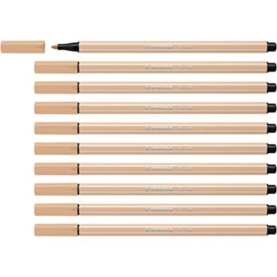 STABILO Premium-Filzstift Pen 68-10er Pack beige STABILO Premium-Filzstift Pen 68-10er Pack beige