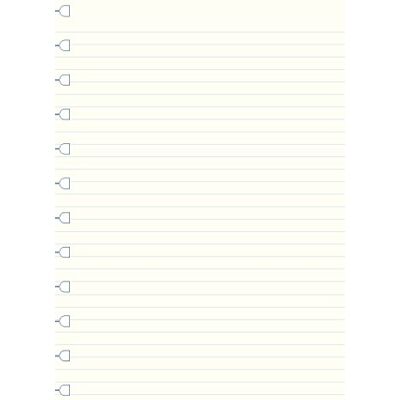 Filofax Nachfüllseiten, liniert, A4 Filofax Nachfüllseiten, liniert, A4