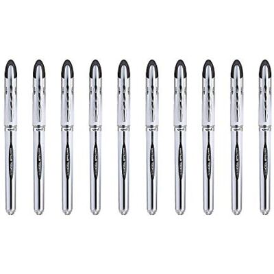uni-ball Uni Mitsubishi Pencil – 10 Vision Elite UB200 – Airplane Safe – Tintenroller mit Flüssigtinte – Spitze 0,8 mm – Schreiben Medium – schwarze Stifte uni-ball Uni Mitsubishi Pencil – 10 Vision Elite UB200 – Airplane Safe – Tintenroller mit Flüssigtinte – Spitze 0,8 mm – Schreiben Medium – schwarze Stifte