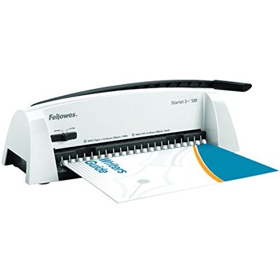 Fellowes Pulsar+ Bindemaschine A4 – 20 Blatt Stanz-, 300 Blatt Bindekapazität – manuell, mit Aufbewahrungsfach & 10 Klarsichtdeckeln – für Zuhause & kleines Büro Fellowes Pulsar+ Bindemaschine A4 – 20 Blatt Stanz-, 300 Blatt Bindekapazität – manuell, mit Aufbewahrungsfach & 10 Klarsichtdeckeln – für Zuhause & kleines Büro
