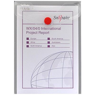 Snopake Dokumententaschen Polyfile/13293 A6 transparent PP Inh.5 Snopake Dokumententaschen Polyfile/13293 A6 transparent PP Inh.5