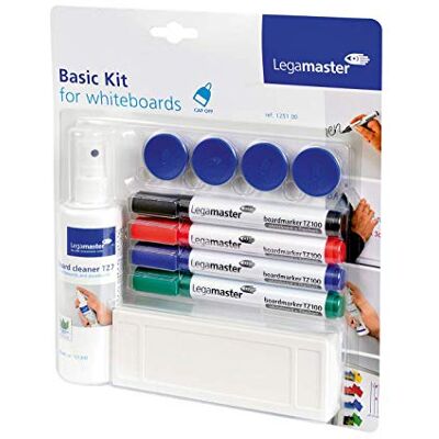 Legamaster 7-125100 Whiteboard Zubehörset, Basic Kit, Farbe Legamaster 7-125100 Whiteboard Zubehörset, Basic Kit, Farbe