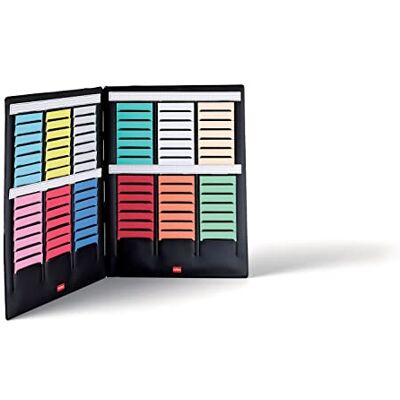 Nobo Mini T-Karten Planungsset, Haftnotizen Set mit 2 Klappen mit 3 Spalten, Größe 2 und 16 Steckplätze, 3084600 Nobo Mini T-Karten Planungsset, Haftnotizen Set mit 2 Klappen mit 3 Spalten, Größe 2 und 16 Steckplätze, 3084600