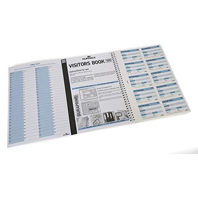 Durable Nachfüllsatz für Besucherbuch / Visitors Book 100, englisch, für 100 Namensschilder, 146465 Durable Nachfüllsatz für Besucherbuch / Visitors Book 100, englisch, für 100 Namensschilder, 146465