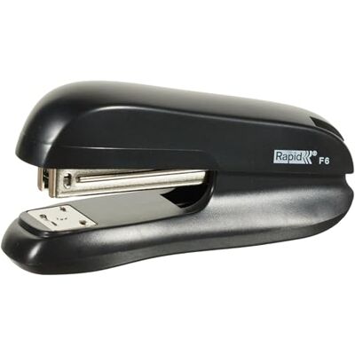 Rapid 5000268 Heftgerät (20 Blatt, Kunststoff/Metall, F6, Kartonverpackung) schwarz/matt Rapid 5000268 Heftgerät (20 Blatt, Kunststoff/Metall, F6, Kartonverpackung) schwarz/matt