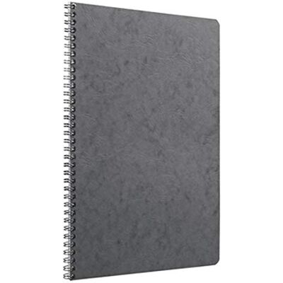 Clairefontaine 781455C Agebag Spiralbuch (DIN A4, 21 x 29,7 cm, 50 Blatt, liniert mit Rand, Doppelspiralbindung, praktisch für unterwegs, robust und belastbar) 1 Stück grau Clairefontaine 781455C Agebag Spiralbuch (DIN A4, 21 x 29,7 cm, 50 Blatt, liniert mit Rand, Doppelspiralbindung, praktisch für unterwegs, robust und belastbar) 1 Stück grau