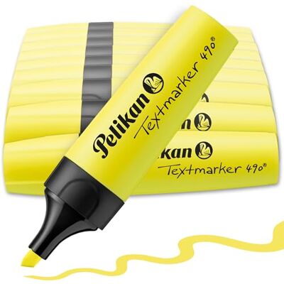 Pelikan Textmarker 490, 10 x Neon-Gelb, 10 Stück, mit Keilspitze Textmarker 490, 10 x Neon-Gelb, 10 Stück, mit Keilspitze Pelikan Textmarker 490, 10 x Neon-Gelb, 10 Stück, mit Keilspitze Textmarker 490, 10 x Neon-Gelb, 10 Stück, mit Keilspitze