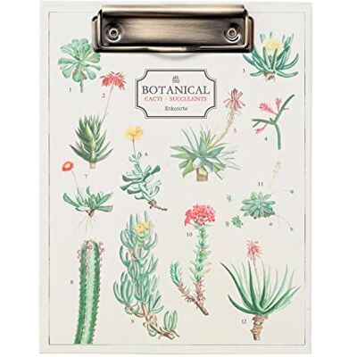 Grupo Erik Kokonote Klemmbrettmappe A5 Klemmbrett Mappe mit Motiv Botanical Cacti -Schreibbrett Klemmbrett A4 Grupo Erik Kokonote Klemmbrettmappe A5 Klemmbrett Mappe mit Motiv Botanical Cacti -Schreibbrett Klemmbrett A4
