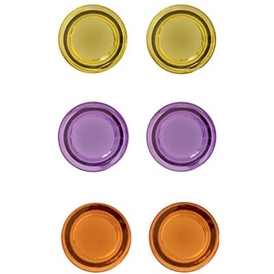 Nobo Whiteboard-Magnete, 30 mm Durchmesser, 6er-Pack, Farblich Sortiert, 1903790 Nobo Whiteboard-Magnete, 30 mm Durchmesser, 6er-Pack, Farblich Sortiert, 1903790