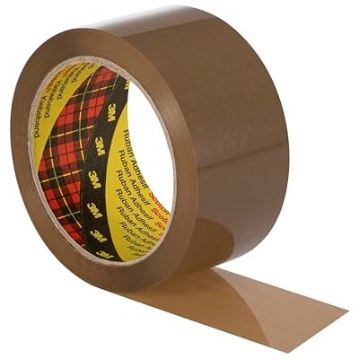 Scotch Verpackungsklebeband Classic, Starkes Paketklebeband, Packband, 3 Rollen, 50 mm x 66 m, Braun Scotch Verpackungsklebeband Classic, Starkes Paketklebeband, Packband, 3 Rollen, 50 mm x 66 m, Braun
