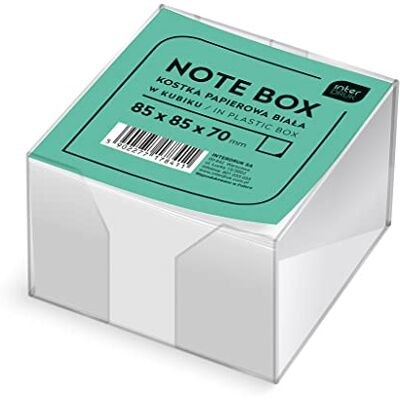 Interdruk Blanc Notizblock 85 x 85 x 70 mm (~700 Blatt), transparent Interdruk Blanc Notizblock 85 x 85 x 70 mm (~700 Blatt), transparent