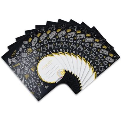 LANDRÉ Schulheft A4, 16 Blatt, Lineatur 8f, rautiert mit Rand, 10 Stück LANDRÉ Schulheft A4, 16 Blatt, Lineatur 8f, rautiert mit Rand, 10 Stück