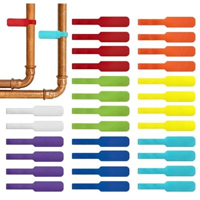 Wrap-It Storage Kabeletiketten – – groß, mehrfarbig (30er-Pack) – bunte Etiketten für Keller und Büro Wrap-It Storage Kabeletiketten – – groß, mehrfarbig (30er-Pack) – bunte Etiketten für Keller und Büro