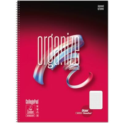 Staufen Advanced Collegeblock 3 Blöcke à 80 Blatt, DIN A4, LIN Organize 70 g/m² Qualitätspapier ausgezeichnet mit dem EU Ecolabel, praktische und durchdachte Lineaturen, DIN A4 Staufen Advanced Collegeblock 3 Blöcke à 80 Blatt, DIN A4, LIN Organize 70 g/m² Qualitätspapier ausgezeichnet mit dem EU Ecolabel, praktische und durchdachte Lineaturen, DIN A4