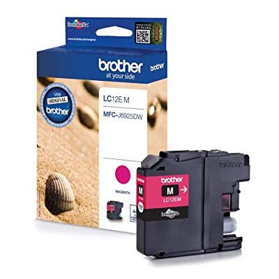 Brother LC12EM Original Tintenpatronen Pack of 1,magenta Brother LC12EM Original Tintenpatronen Pack of 1,magenta