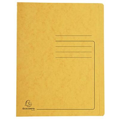 Exacompta 39999E – Karton mit 25 Iderama-Dokumentenmappen aus Hochglanzkarton 355 g/m² – FSC®-zertifizierte Mappe – Maße 24 x 32 cm für DIN A4 Dokumente – Farbe Gelb Exacompta 39999E – Karton mit 25 Iderama-Dokumentenmappen aus Hochglanzkarton 355 g/m² – FSC®-zertifizierte Mappe – Maße 24 x 32 cm für DIN A4 Dokumente – Farbe Gelb
