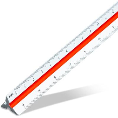 Aristo AR1314/5 Dreikantmaßstab Berufsschule (Kunststoff, 30 cm) weiß Aristo AR1314/5 Dreikantmaßstab Berufsschule (Kunststoff, 30 cm) weiß