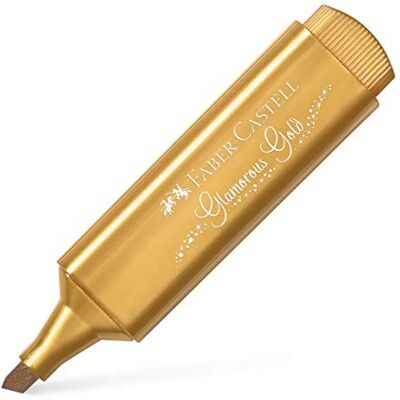 Faber-Castell 154650 Marcador fluorescente TEXTLINER 1546 metallic. Color: oro Faber-Castell 154650 Marcador fluorescente TEXTLINER 1546 metallic. Color: oro