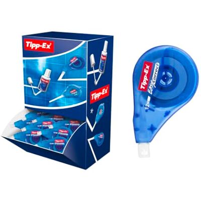 BIC Tipp-Ex Korrekturroller Easy Correct zum seitlichen Korrigieren, 12m x 4.2mm, 20er Pack, Ideal für das Büro, das Home Office oder die Schule BIC Tipp-Ex Korrekturroller Easy Correct zum seitlichen Korrigieren, 12m x 4.2mm, 20er Pack, Ideal für das Büro, das Home Office oder die Schule