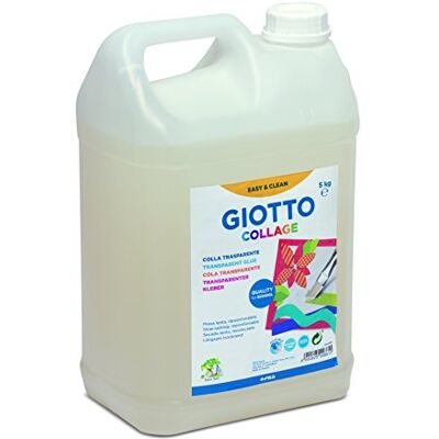 GIOTTO Collage, transparenter Flüssigkleber, Kunststoffkanister, 5 kg GIOTTO Collage, transparenter Flüssigkleber, Kunststoffkanister, 5 kg