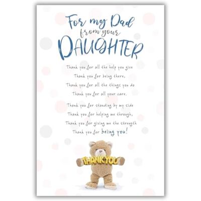 Emotional Rescue Vatertagskarte für Papa von der Tochter, bezaubernde Vatertagskarte für Papa von der Tochter, emotionale Rettungskarte 159 x 235 cm Emotional Rescue Vatertagskarte für Papa von der Tochter, bezaubernde Vatertagskarte für Papa von der Tochter, emotionale Rettungskarte 159 x 235 cm