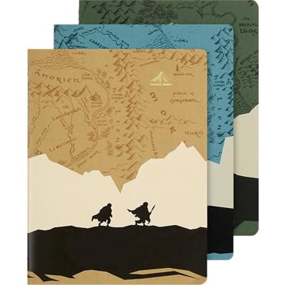 Moleskine Der Herr der Ringe Cahier (3er-Set), XL, liniert, weicher Einband: Cahier Set(3)Hr.Ringe XL lin Moleskine Der Herr der Ringe Cahier (3er-Set), XL, liniert, weicher Einband: Cahier Set(3)Hr.Ringe XL lin