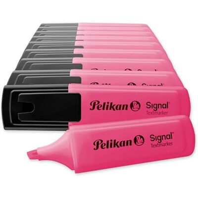 Pelikan Textmarker Signal, 10 x Leucht-Pink, 10 Stück, mit Keilspitze Textmarker Signal, 10 x Leucht-Pink, 10 Stück, mit Keilspitze Pelikan Textmarker Signal, 10 x Leucht-Pink, 10 Stück, mit Keilspitze Textmarker Signal, 10 x Leucht-Pink, 10 Stück, mit Keilspitze