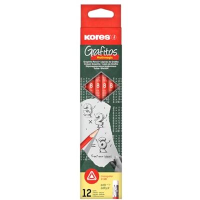 Kores - Mathmatic Set - 12 HB-Bleistifte Kores - Mathmatic Set - 12 HB-Bleistifte