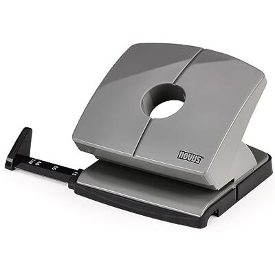 Novus Locher B220 Color ID 2.0 (20 Blatt Lochleistung, fest einrastende Anschlagschiene, Funktionsteile aus Metall) smart grey Novus Locher B220 Color ID 2.0 (20 Blatt Lochleistung, fest einrastende Anschlagschiene, Funktionsteile aus Metall) smart grey
