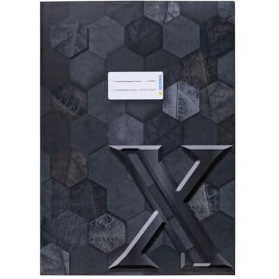 Herma 20091 Heftumschlag A4 Karton Schwarz, 10 Stück, veredelte Hefthülle mit Beschriftungsfeld aus stabilem & extra starkem Papier, Heftschoner mit Hexagon Muster Motiv für Schulhefte, farbig Herma 20091 Heftumschlag A4 Karton Schwarz, 10 Stück, veredelte Hefthülle mit Beschriftungsfeld aus stabilem & extra starkem Papier, Heftschoner mit Hexagon Muster Motiv für Schulhefte, farbig