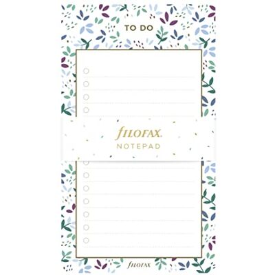 Filofax Garden Personal Notepad To Do, 132840 Filofax Garden Personal Notepad To Do, 132840