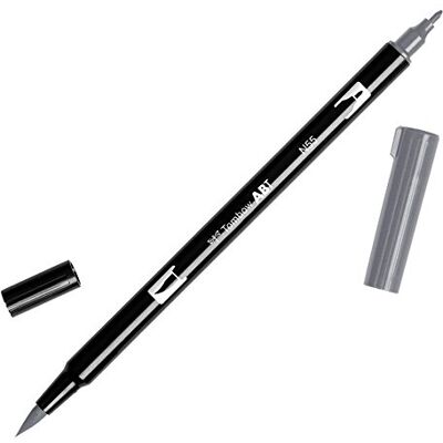 Tombow ABT-N55 Fasermaler Dual Brush Pen mit zwei Spitzen, cool grey 7 Tombow ABT-N55 Fasermaler Dual Brush Pen mit zwei Spitzen, cool grey 7