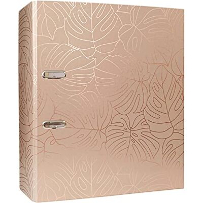 Interdruk DIN A4 75 mm Breit Metallic Hochwertiges Design Roségold Monstera Interdruk DIN A4 75 mm Breit Metallic Hochwertiges Design Roségold Monstera