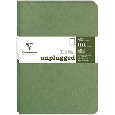 Clairefontaine 733183C Age Bag DUO Set aus 2 Notizheften 14,8x21cm , geheftet, 48 Blatt 90g, blanko Grün, 1 Set Clairefontaine 733183C Age Bag DUO Set aus 2 Notizheften 14,8x21cm , geheftet, 48 Blatt 90g, blanko Grün, 1 Set