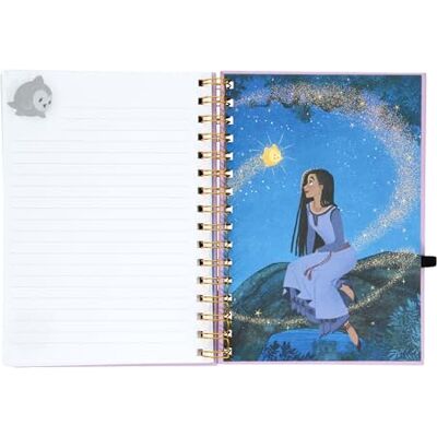 Paladone Wunsch-Asha's offizielles lizenziertes Disney-Prinzessinnen-Schreibwaren-Notizbuch-Geschenkset, Hausaufgaben- und Aktivitätsjournal für Mädchen inklusive Feder Paladone Wunsch-Asha's offizielles lizenziertes Disney-Prinzessinnen-Schreibwaren-Notizbuch-Geschenkset, Hausaufgaben- und Aktivitätsjournal für Mädchen inklusive Feder