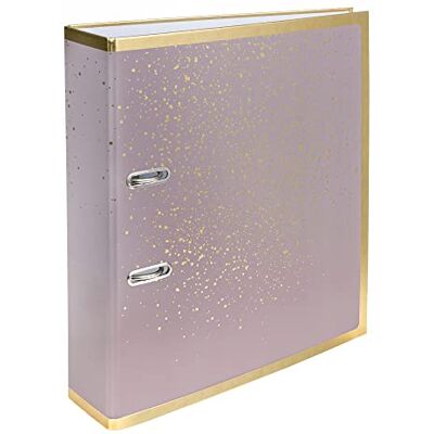 Interdruk Lever Arch File A4 75 mm Metallic Design Satin Gold Sparkling Interdruk Lever Arch File A4 75 mm Metallic Design Satin Gold Sparkling
